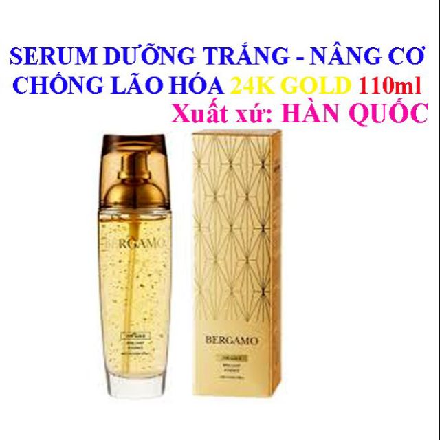 SERUM DƯỠNG TRẮNG CHỐNG LÃO HÓA BERGAMO