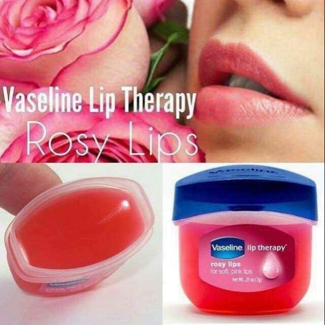 Dưỡng môi vaseline lip therapy (hồng)