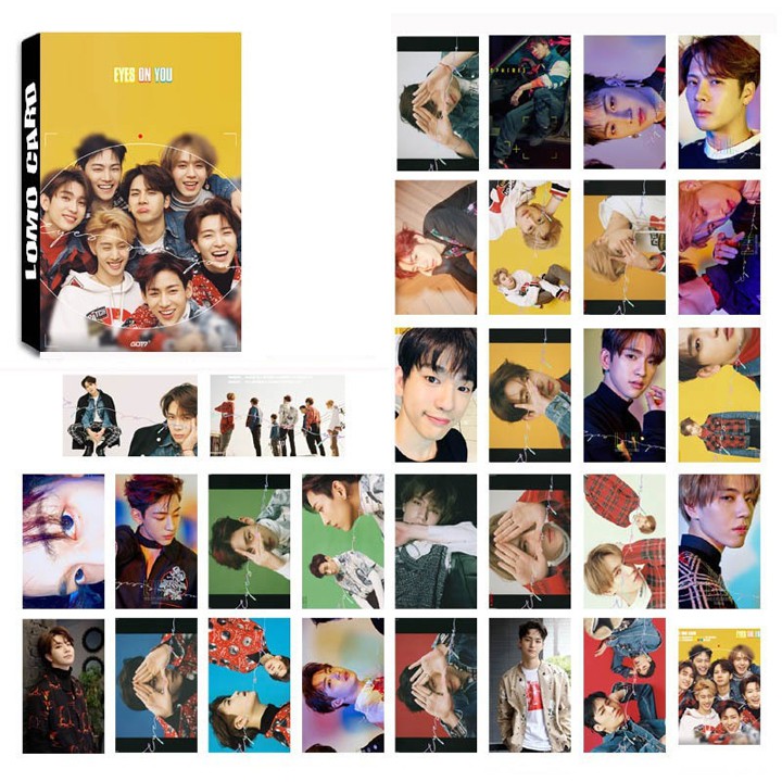 (2 album) Lomo got7 lomo card got7 ảnh nhóm nhạc Got7 bộ ảnh hộp 30 ảnh thẻ hình