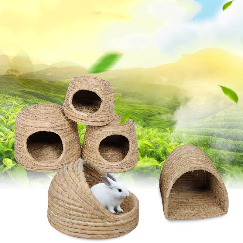 Lồng chuột lang chuột lang cỏ dệt nhỏ cho thú cưng nhà tổ đồ chơi giường nhai