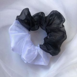 🌸🌸 Dây cột tóc Scrunchies phối voan lụa 2 màu ❤️