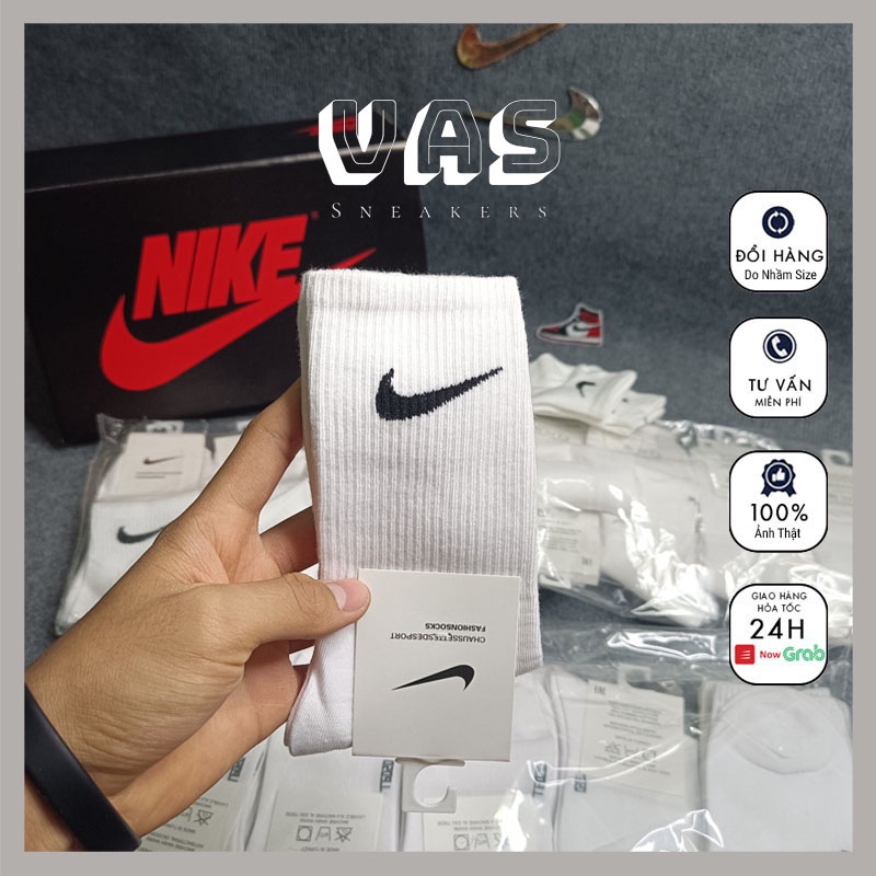 Tất nike, Vớ nike Thể Thao Cao Thấp Cổ Co Giãn Hàng Cực Đẹp Giày Dặn Không Gây Mùi - v.asneaker