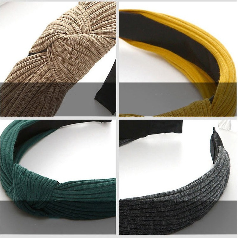 Băng đô vải cài tóc họa tiết chấm bi xinh xắn