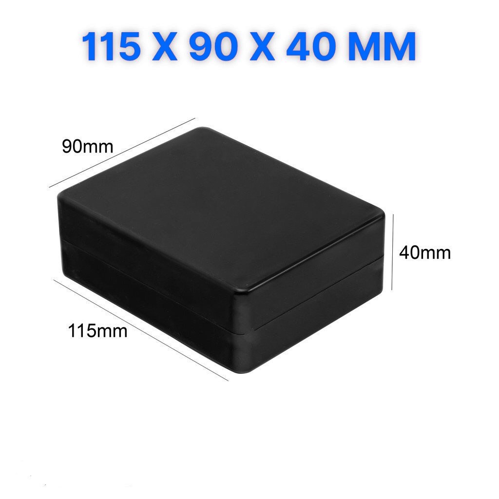 Hộp nhựa đựng mạch điện tử 115x90x40mm Kèm ốc vít