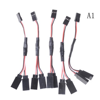 ☆VN 5x Servo Extension Cord Lead Y Wire Receiver Cable For RC Airplane Car Connector