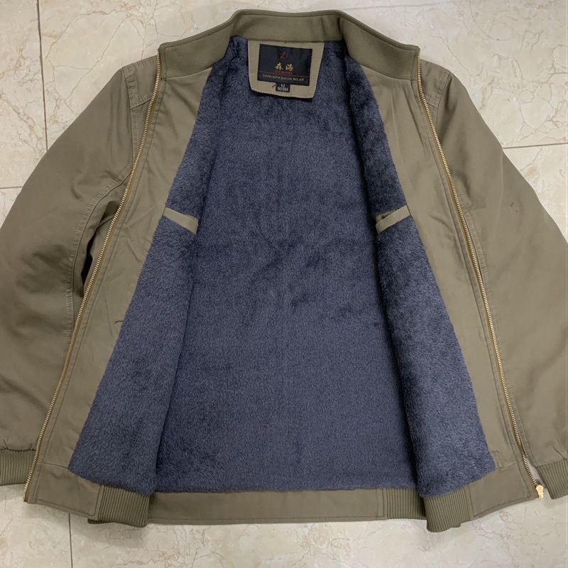 Áo khoác kaki tho nam trung tuổi ẢNH THẬT loại mỏng và dày cao cấp chất mềm