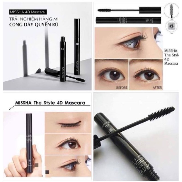 Chuốt mi Missha The Style 4D Mascara