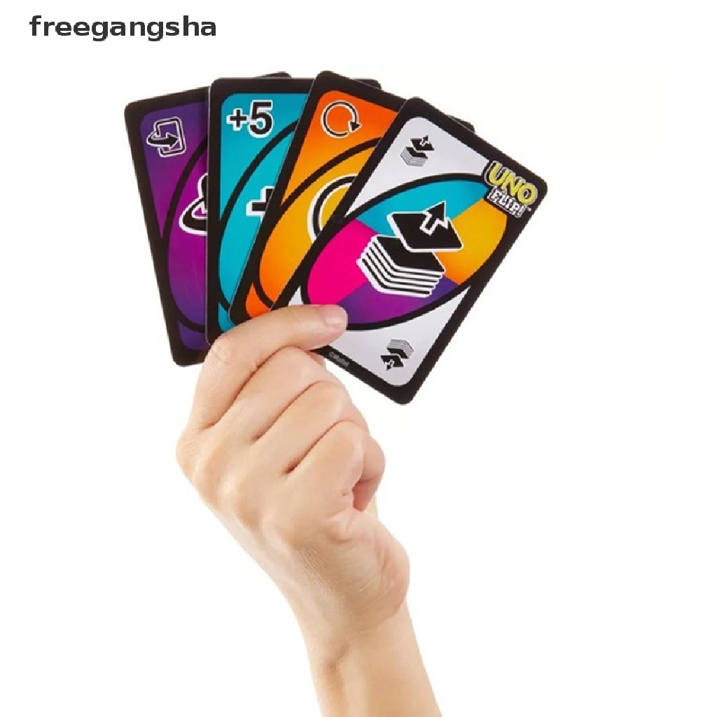 [FREG] UNO FLIP Games Family Funny Entertainment Board Game Fun Playing Cards FDH