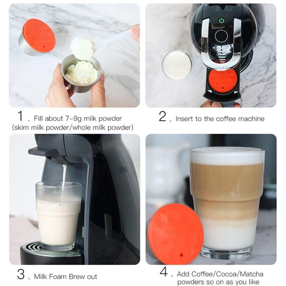 Cốc Lọc Cà Phê Espresso / Sữa Tự Nhiên Có Muỗng Và Cọ Rửa Cho Dolce Gusto