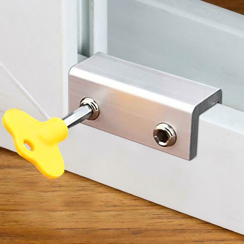 Khóa Cửa Trượt An Toàn Bằng Hợp Kim Nhôm