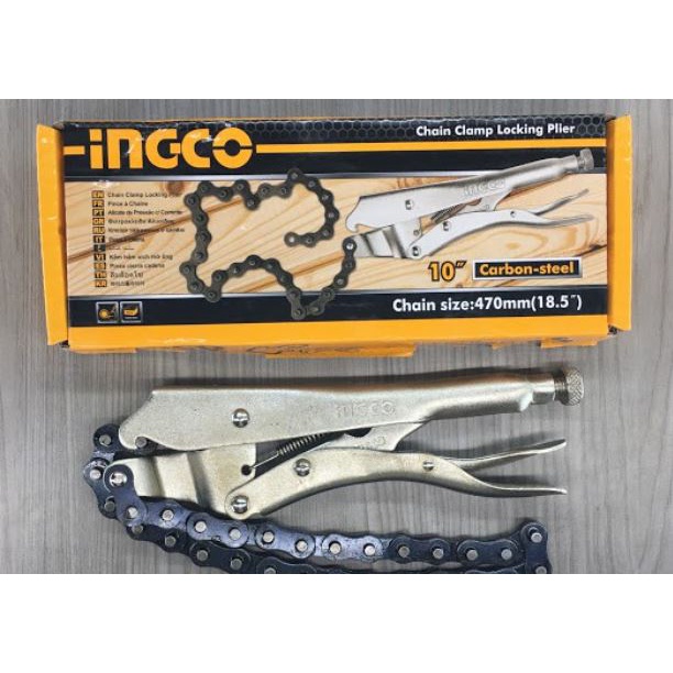 ĐỒ NGHỀ INGCO Kềm bấm xích mở ống 10 inch HCLP0210 (Cam kết Chính Hãng 100%)