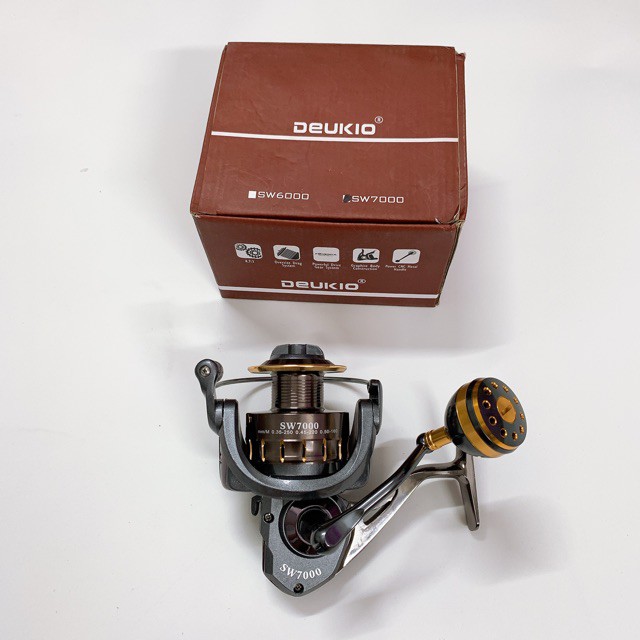 máy câu cá 7000 tải cá lên tới 16kg y hình máy cực khoẻ quay êm giảm giá sele y hình