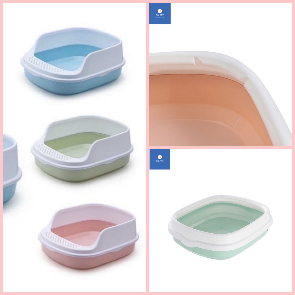 Chậu đựng cát vệ sinh cho chó mèo + tặng kèm xẻng CÓ ẢNH THẬT