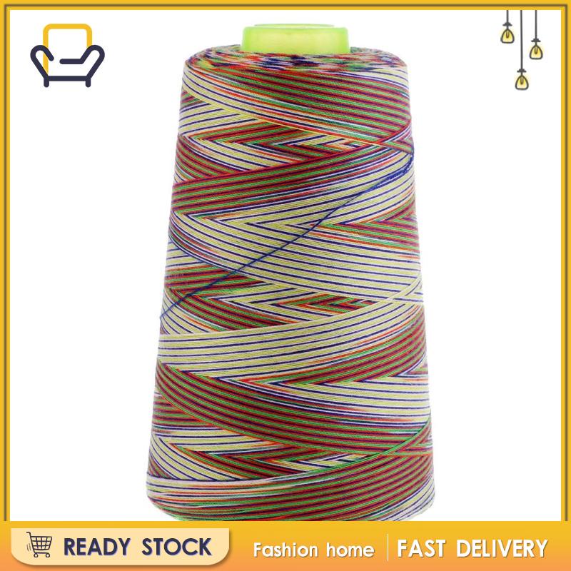 1 Cuộn Chỉ Polyester 40s / 2 Màu Cầu Vồng 40Mm Happi2ness