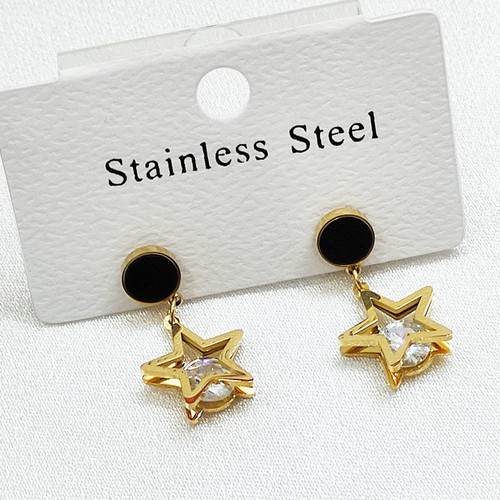 Bông Tai Ngôi Sao Tòn Ten Titan Ko Han Rỉ TT 3698