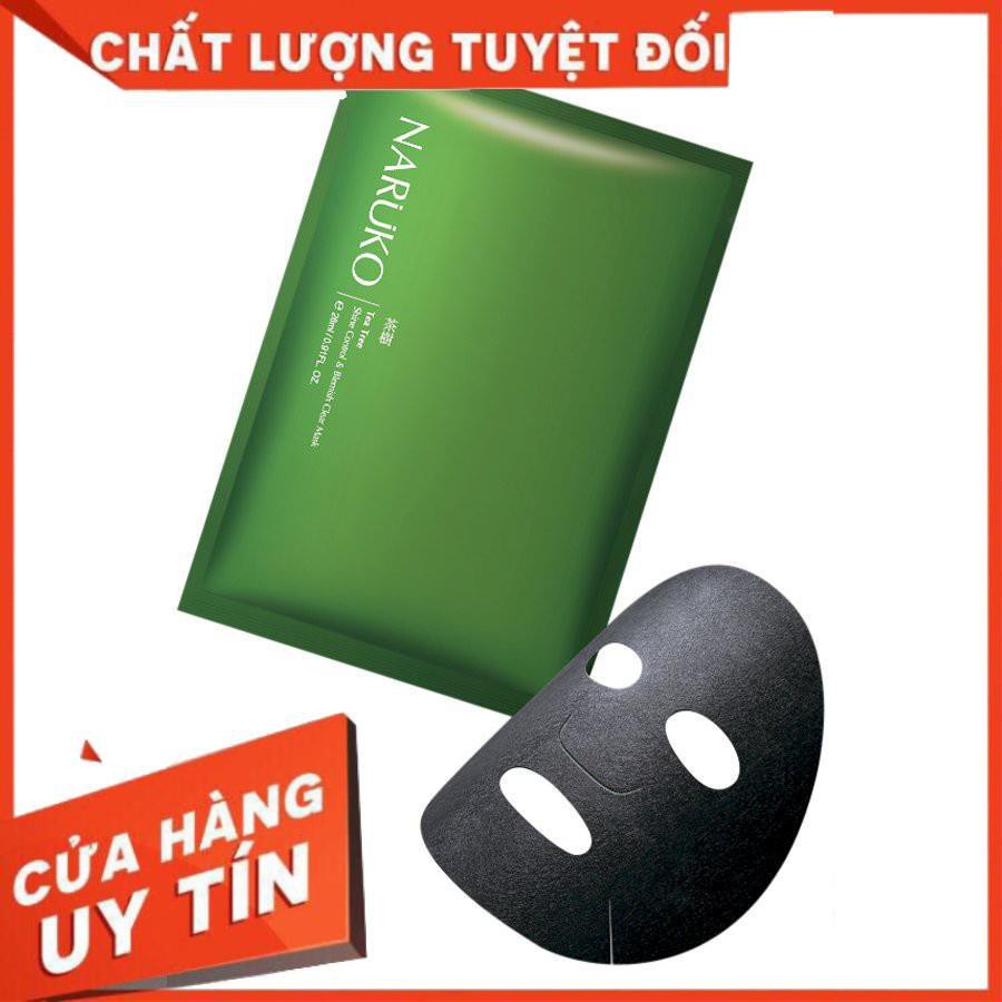 [CHÍNH HÃNG] ️🎉 8 Miếng Mặt Nạ NARUKO Tràm Trà ️🎉 Kiểm Soát Dầu Và Giảm Mụn 26ml/miếng