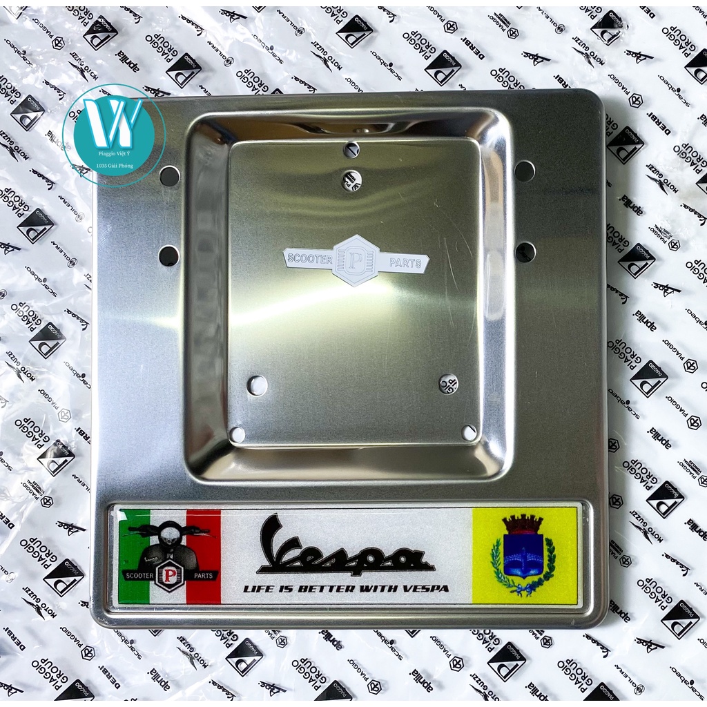 Đế gắn biển số Vespa (Hàng Đẹp)