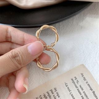 [.....] Hoa tai kim loại xi mạ vàng thiết kế dáng tròn đơn giản nữ tính nakha