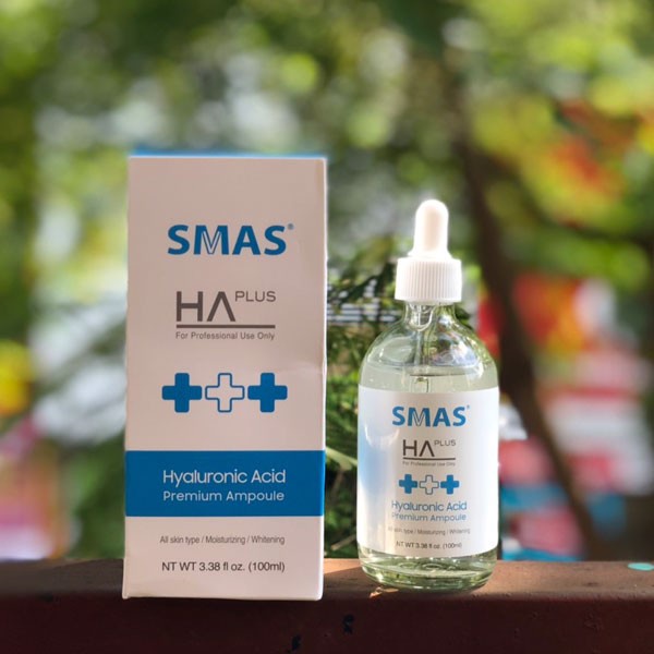Tinh Chất Cấp Ẩm, Căng Bóng Sáng Da SMAS HA Premium Ampoule 100ml