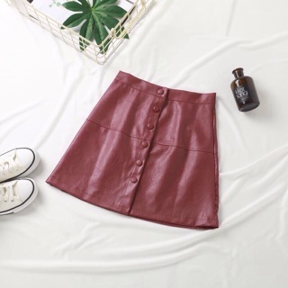[ Hình Thật+ Hàng Có Sẵn] Set Áo Thun+Chân Váy Da Qc Cực Hot! (Có bán lẻ)