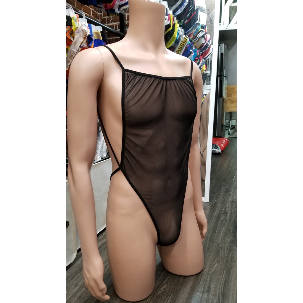 Quần lót áo liền quần chất liệu lưới của nam sexy kiểu dáng độc