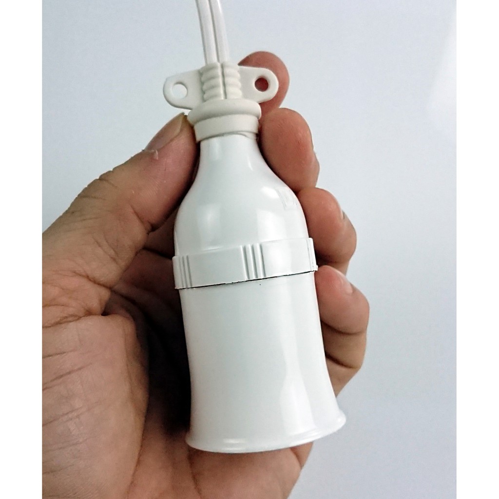 Đuôi đèn treo tiêu chuẩn kín nước E27 Trắng