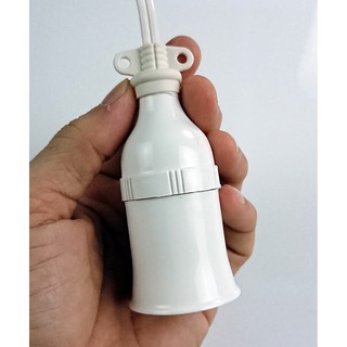 Đuôi đèn treo tiêu chuẩn kín nước E27 Trắng