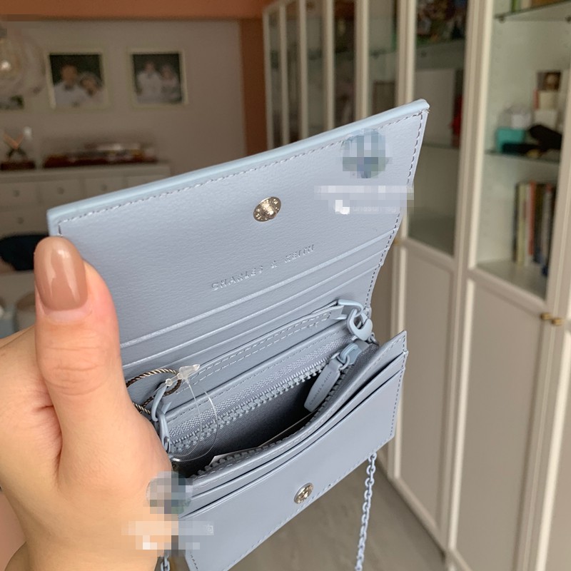 Cnk Ví Ngắn Đựng Thẻ Nhỏ Gọn Phối Dây Xích Thời Trang Năm 2021 ck610680910