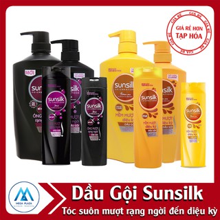 Dầu gội sunsilk cho mái tóc suôn mượt rạng ngời đến diệu kỳ đủ các size