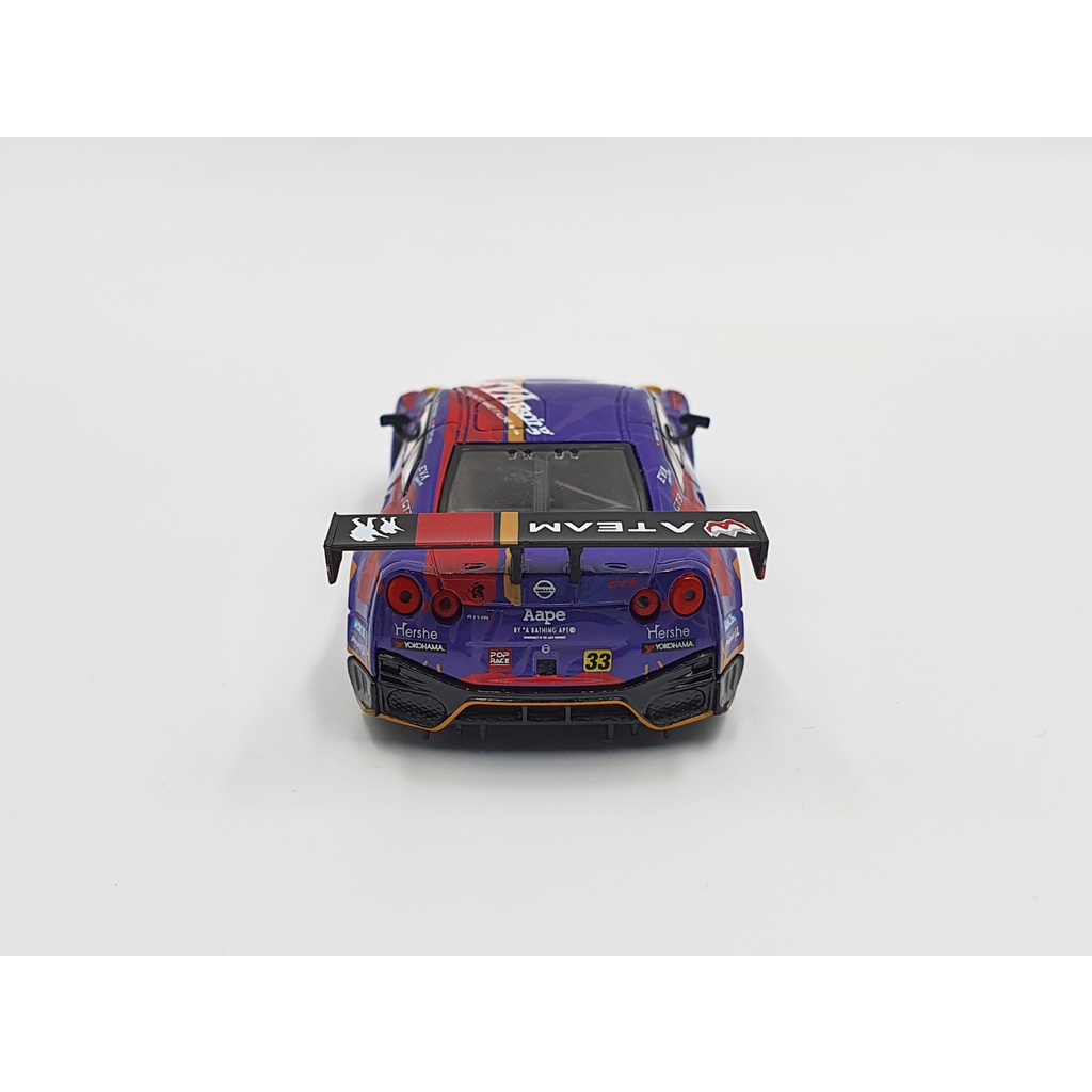 Xe Mô Hình Nissan GT-R NISMO GT3 EVA RT Test Type-01 Kakusei Edition-NISMO Festival 2019 1:64 MiniGT/ POP RACE (Tím)