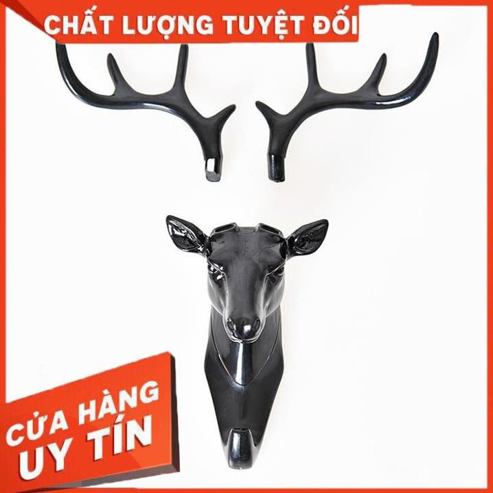 [Hàng loại 1] Móc dán tường hình chịu lực, móc dính tường treo chìa khóa, đồ đạc hình đầu hươu