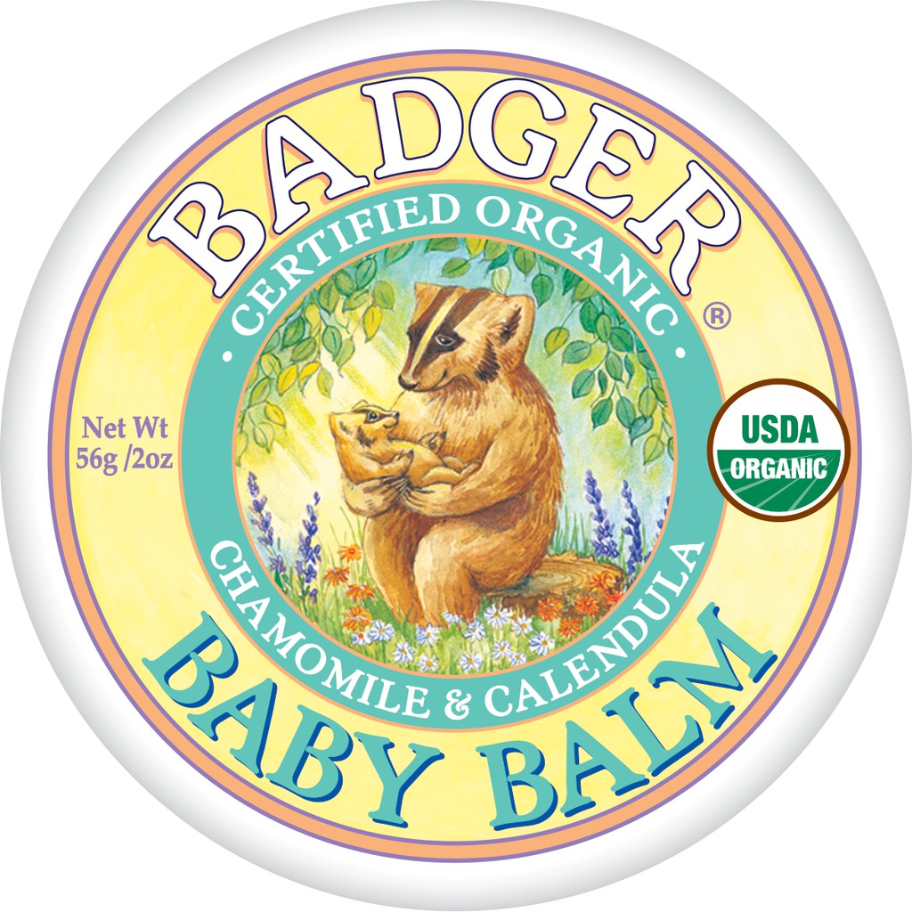 Sáp dưỡng da hữu cơ cho bé (Organic Baby Balm) - Badger - 56g - HCMShop