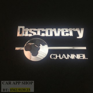 Tem chữ nổi 3D logo DISCOVERY màu Bạc sáng bóng