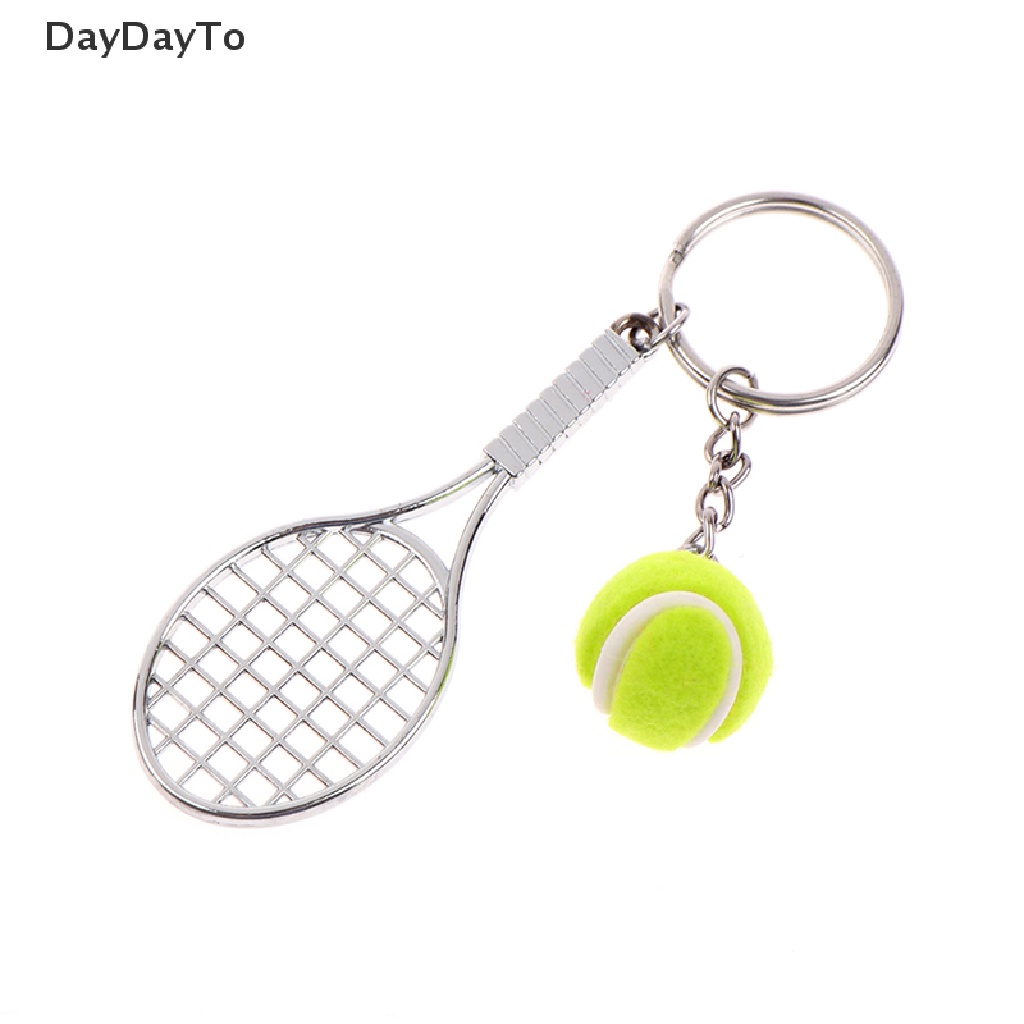 Móc Khóa Hình Vợt Tennis Mini Dễ Thương Gồm 6 Màu