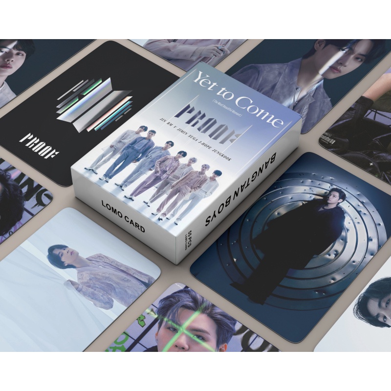 Set 55 Tấm Thẻ Ảnh Lomo Hoạ Tiết Nhóm Nhạc BTS 2022