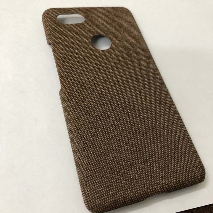 Ốp lưng Pixel 3 XL vải fabric màu nâu