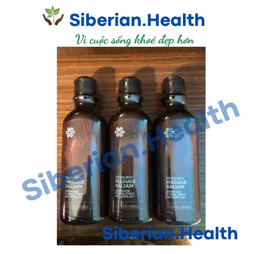 Dầu massage Balsam - Dầu thơm Siberian Pure Herbs Collection Extra Rich Massage Balsam - Siberian Wellness - 250ml