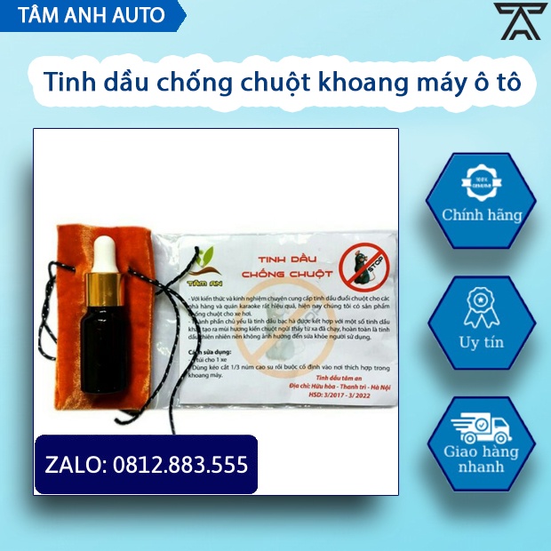 Tinh dầu chống chuột khoang máy ô tô