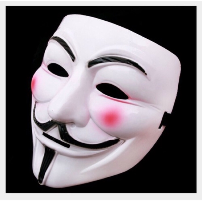 Mặt nạ Hacker mặt nạ Anonymous hàng đẹp có đèn phát sáng.