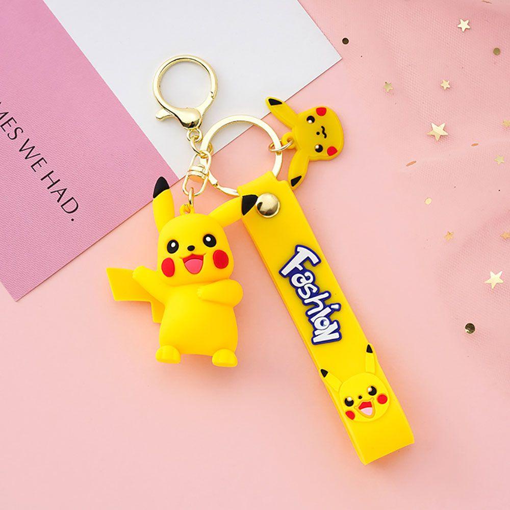 LANFY Móc Khóa Hình Pikachu Hoạt Hình Đáng Yêu