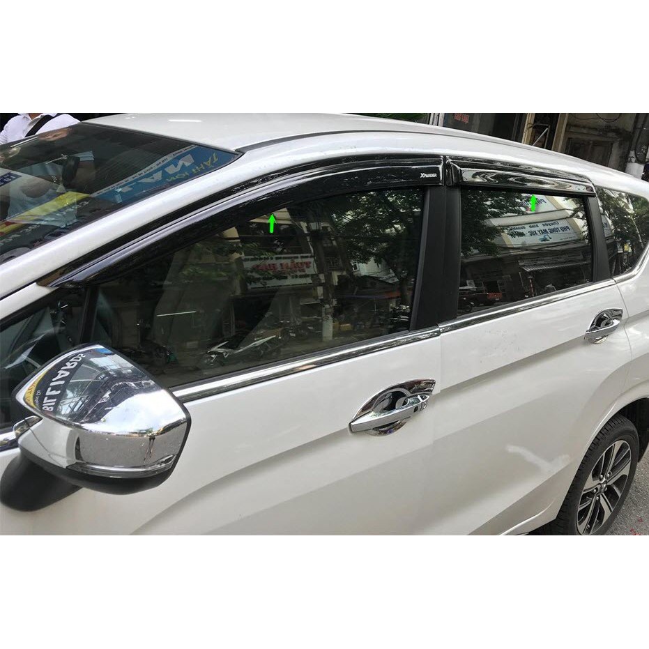 Vè Che Mưa Xe Mitsubishi Xpander, Xpander Cross 2018- 2021, 2022, 2023 nhựa đen dày
