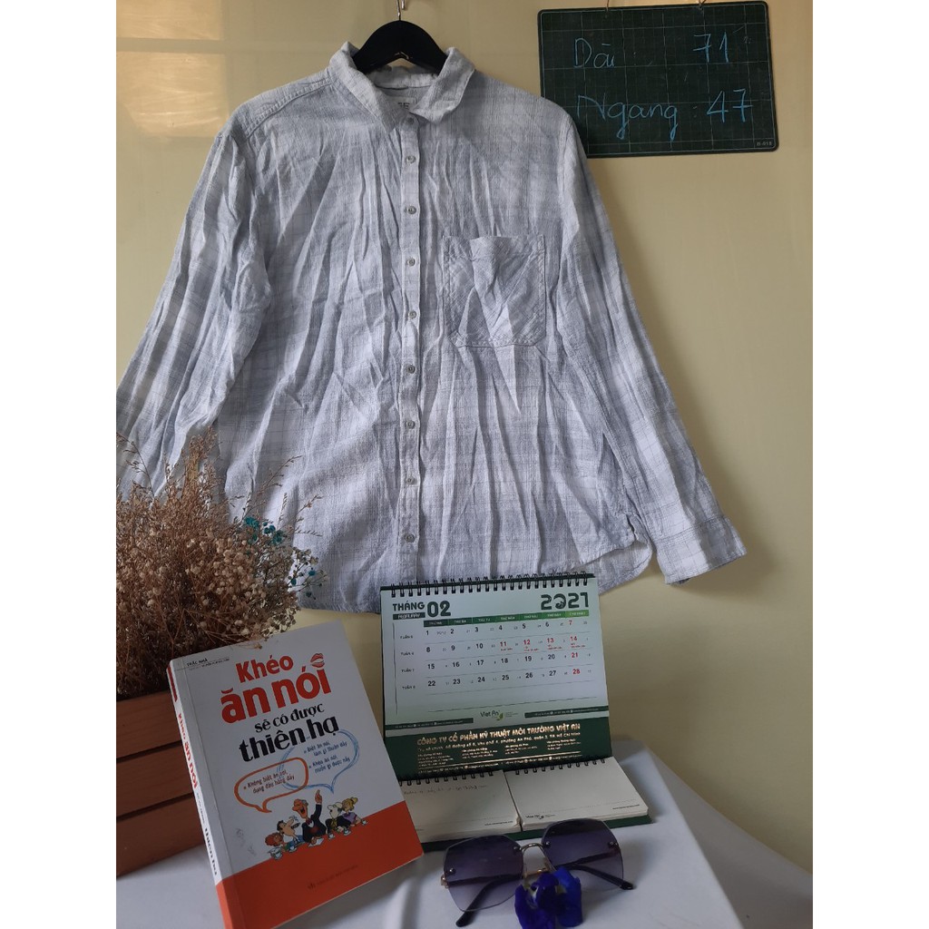 Áo sơ mi caro plannel 2hand