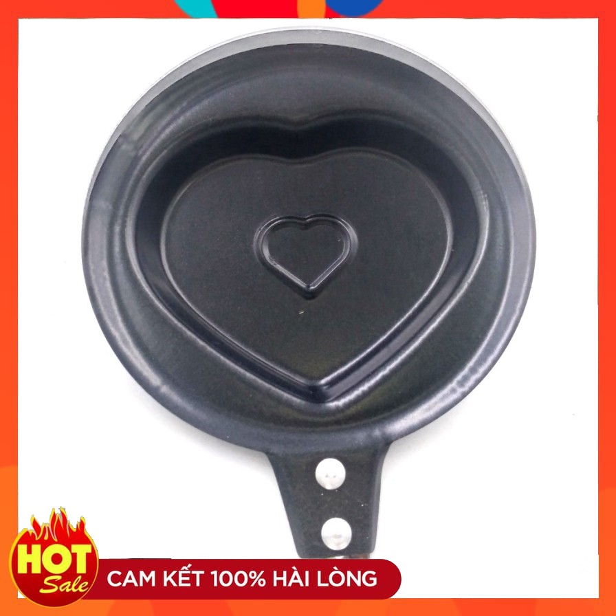 Combo 2 chảo chiên trứng ốp la hình trái tim lãng mãn