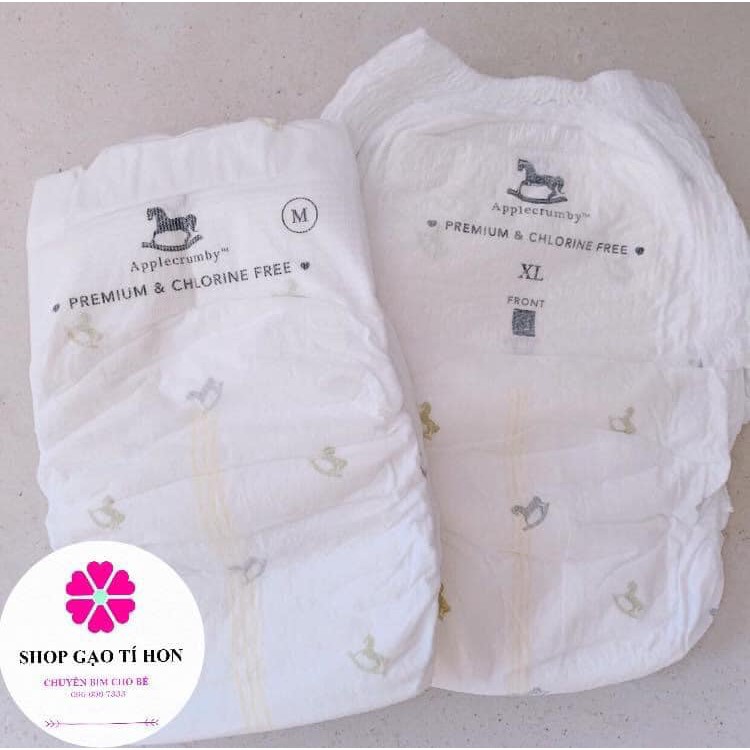 Bỉm dán/ quần nội địa Hàn Quốc cao cấp APPLECRUMBY SLIM bản mới S28/M26/L20/XL18/XXL16