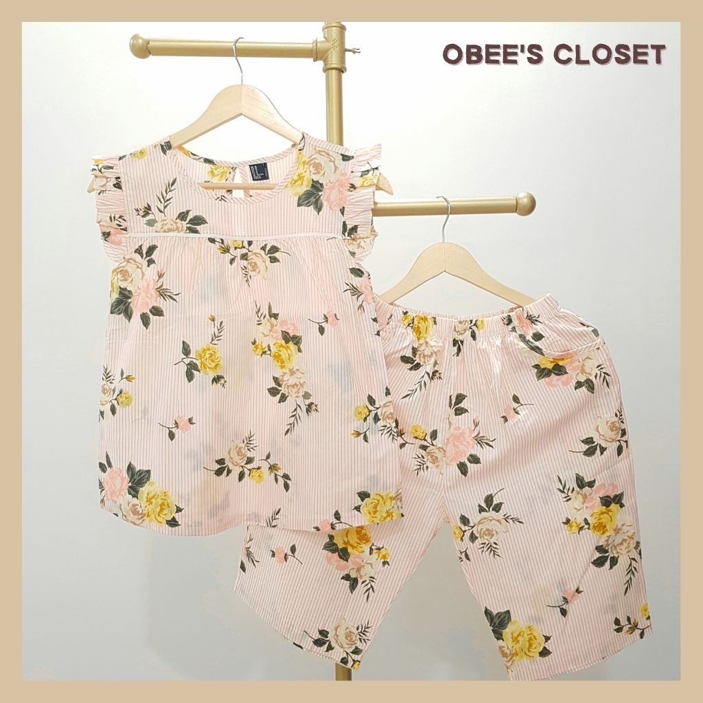 Đồ bộ nữ Obee's Closet Đồ bộ lửng kate cotton Hàn Quốc