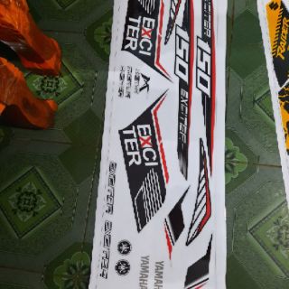 Tem rời dán xe exciter 150 đặt in
