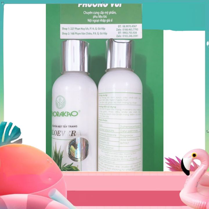 THORAKAO SỮA RỬA MẶT TẨY TRANG ALOEVERA 140G -LÀM SẠCH DA -MỊN DA SỬ DỤNG HÀNG NGÀY-AN TOÀN CHO MỌI LOẠI DA(HÀNG CÔNG T