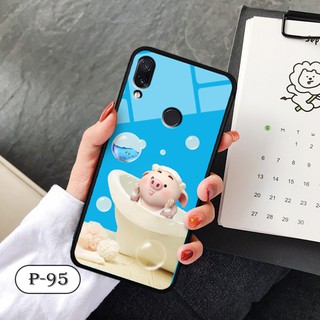 Ốp lưng kính 3D Xiaomi Redmi 7-cute