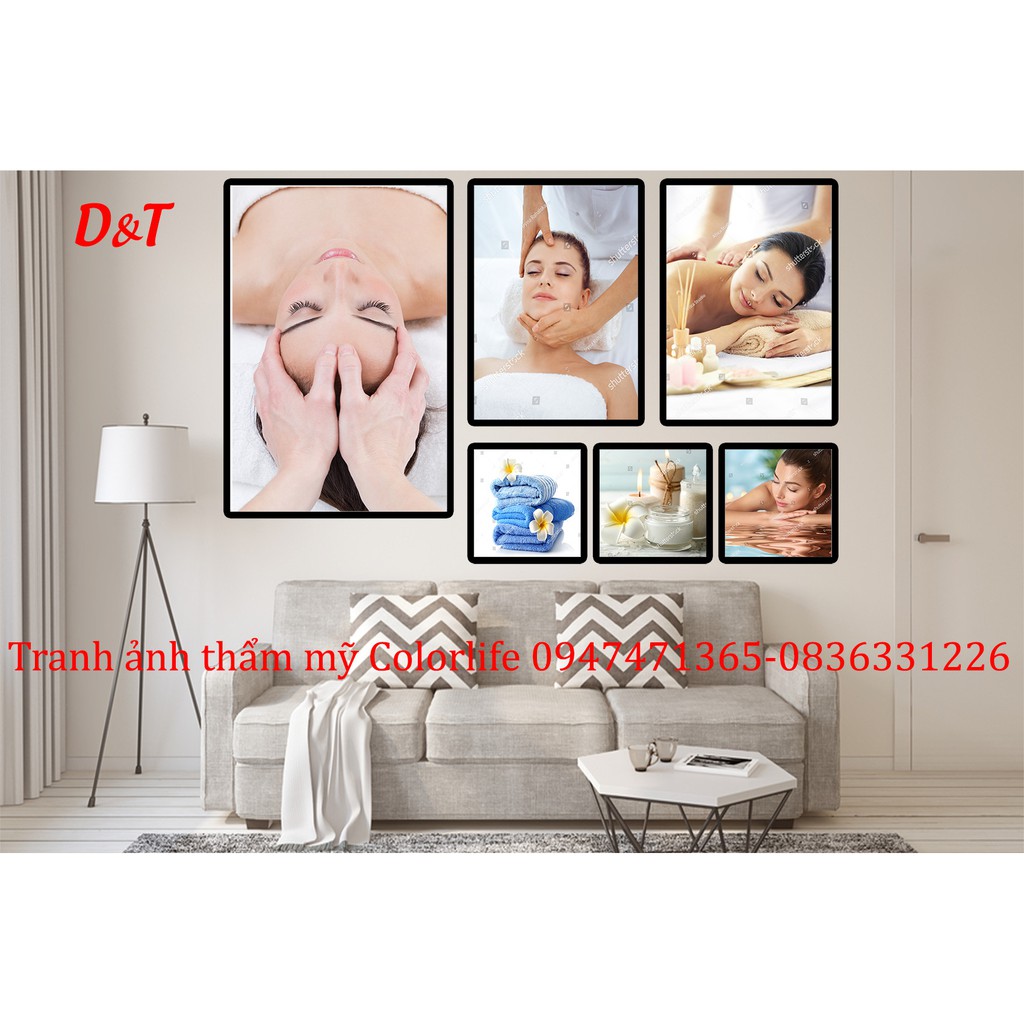 BỘ TRANH DÁN TƯỜNG SPA DECOR SPA SIÊU ĐẸP GIÁ XƯỞNG B61 COLORLIFE | BigBuy360 - bigbuy360.vn