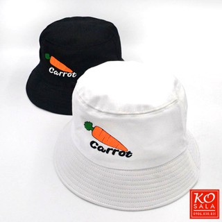 Nón Bucket Thêu Củ Carot